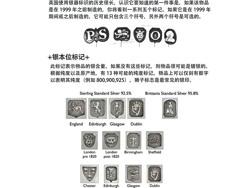 银器标记